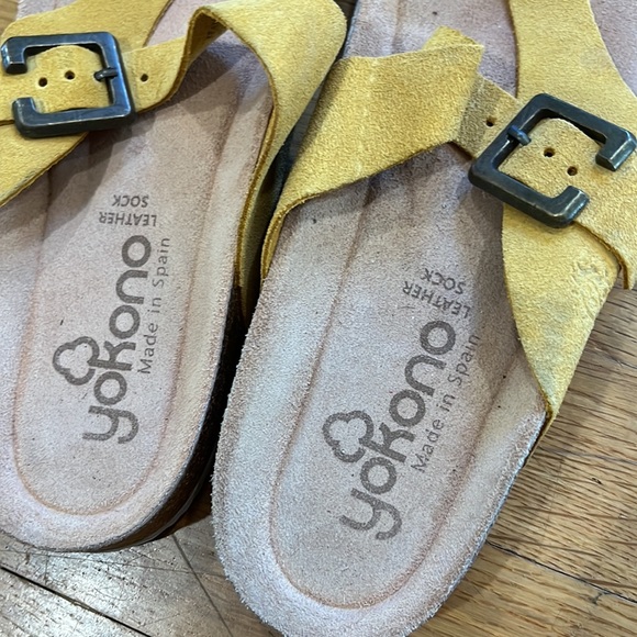 Leather upper womens sandals Yokono - Picture 2 of 3